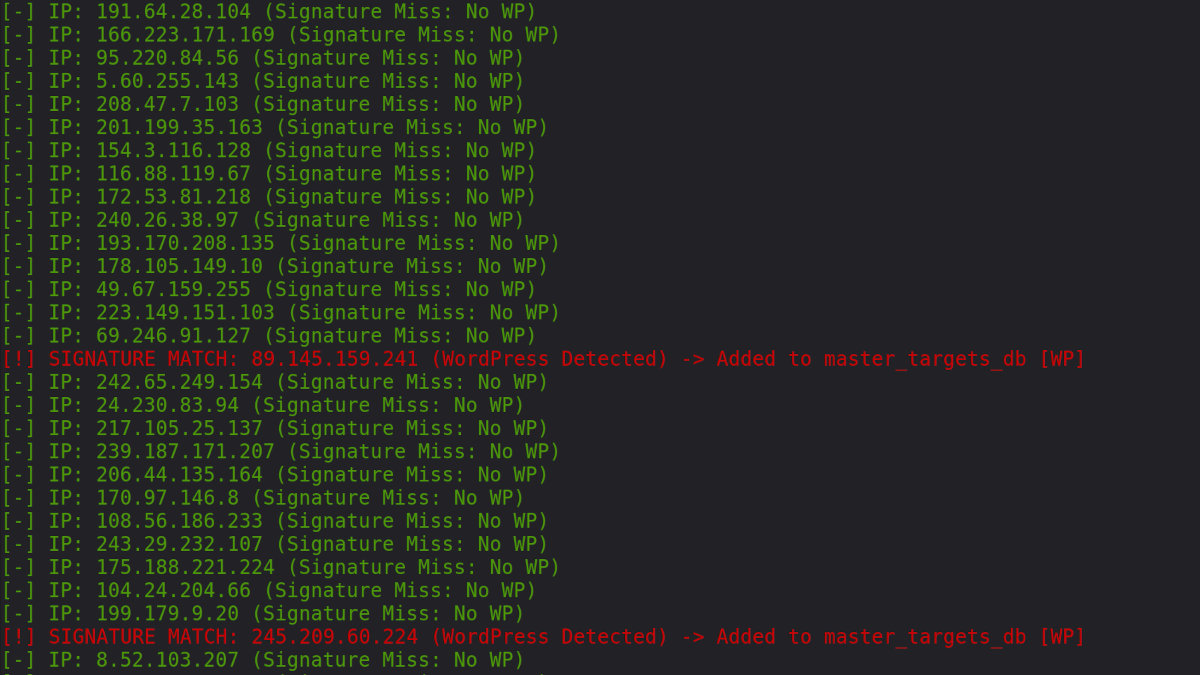 What a Python IP scanner may look like.